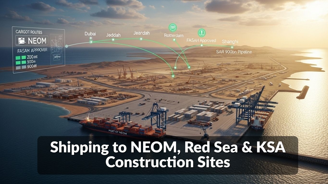 The 2026 Saudi Giga-Project Logistics Handbook Shipping to NEOM, Red Sea & KSA Construction Sites